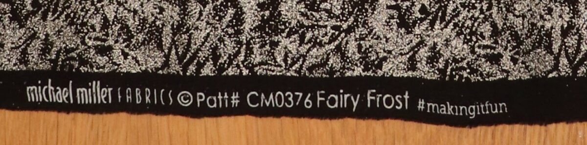 Fairy Frost (Sort m. sølv)- Patchwork - Billede 2