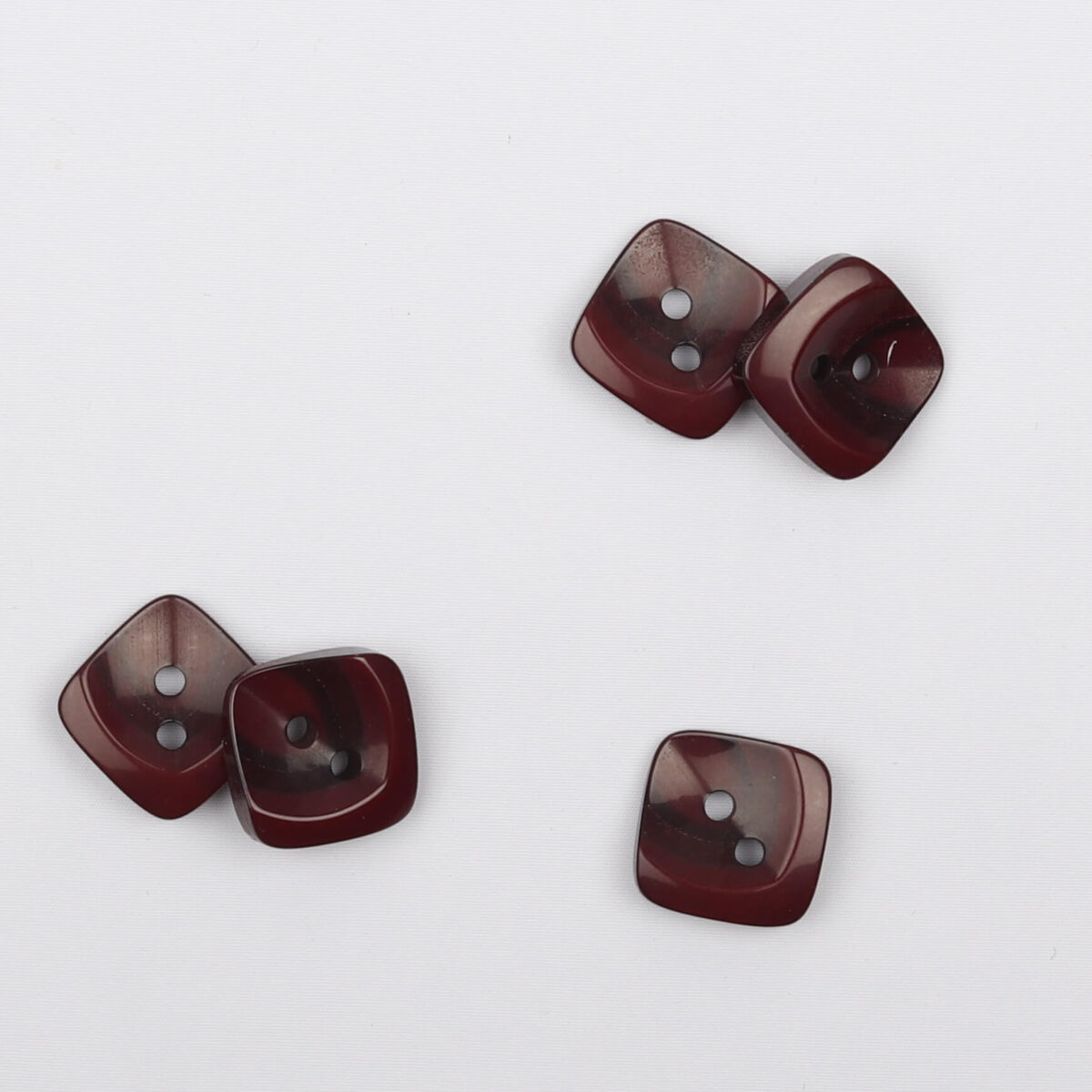 Mørk Rødbrun/brun, 14x14 mm