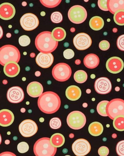 Knapper på sort - Patchwork