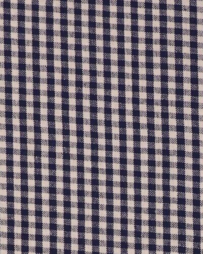 Blå/hvid tern 5x5 mm - Boligtekstil (bæredygtigt)