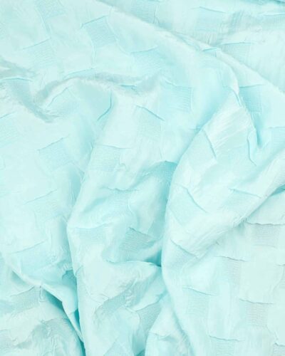 Kvadrater i mint - Polyester