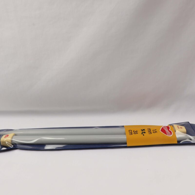 Strikkepind - Plast 15 mm -