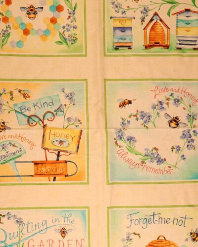 Honey bee garden - Patchwork rapport (85)