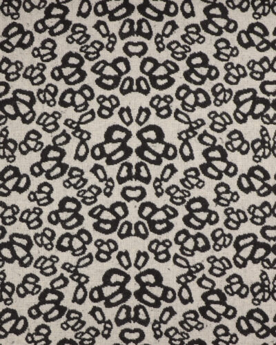 Sort og offwhite - Bomuld/polyester