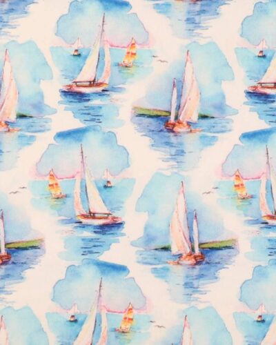 At the shore, sejlbåde - Patchwork