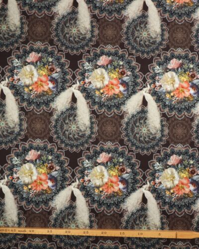 Blomster og Jepo påfugle - Jersey