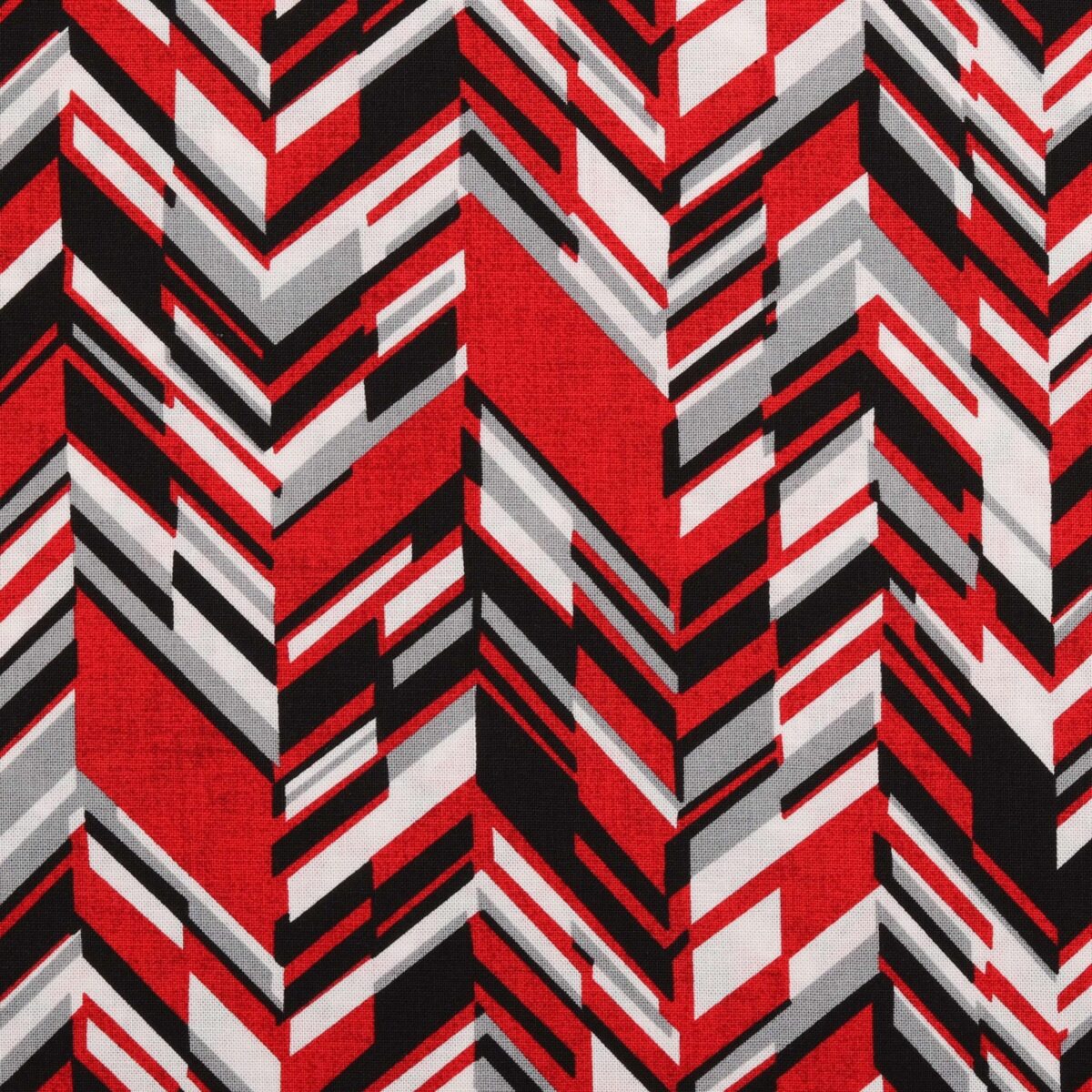 Rød/grå/sort/hvid - Patchwork - Billede 2