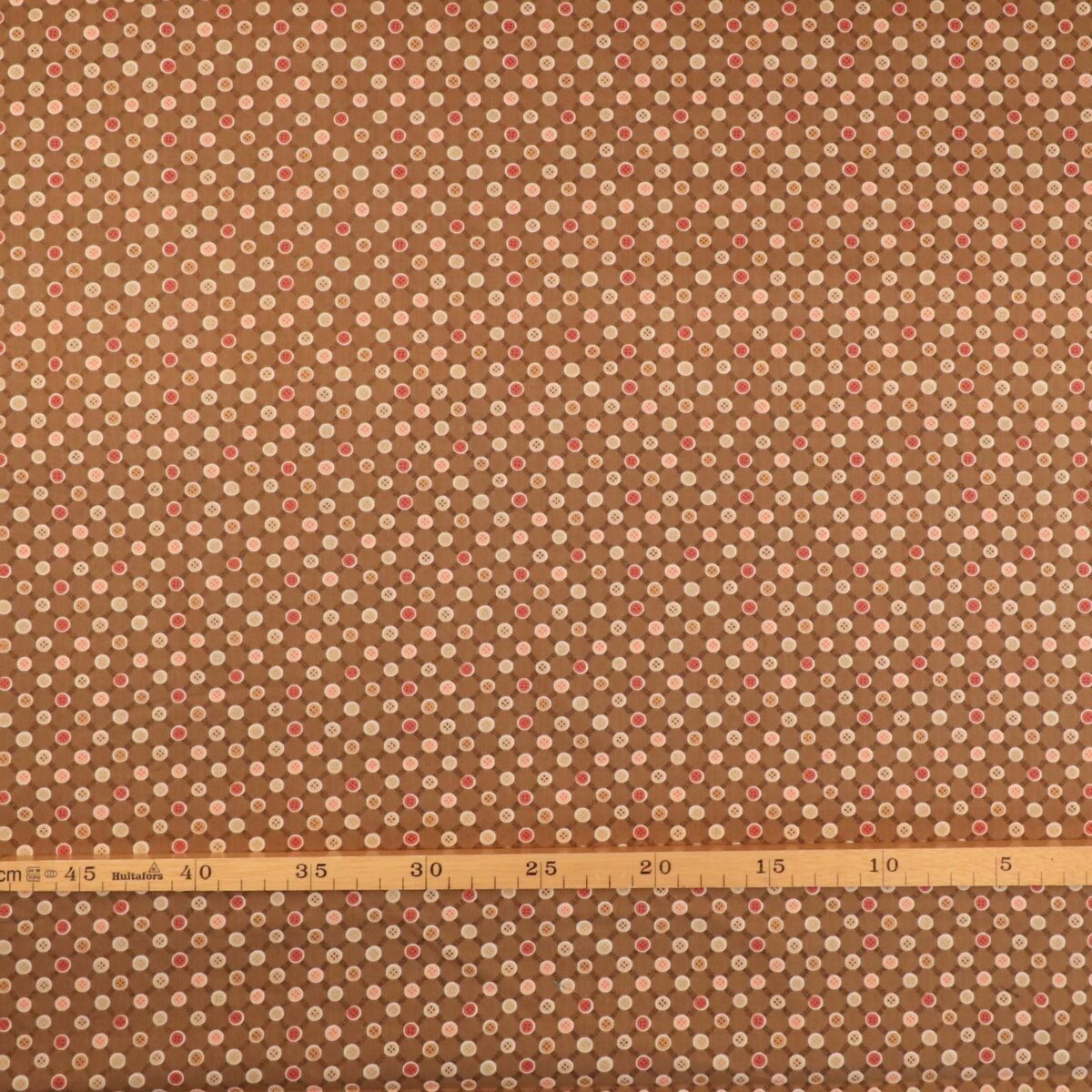 Knapper i brun - Patchwork - Billede 2