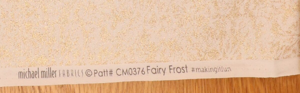 Fairy Frost (Flødefarvet m. guld)- Patchwork - Billede 2
