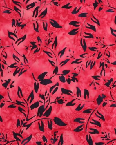Pink m. marinblåt mønster - Bali