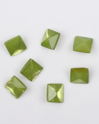 Lys grøn, 11x11 mm