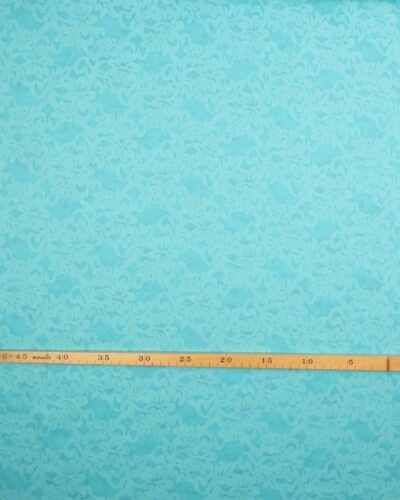 Turkis m. blomstermøster 7 Turkis m. blomstermøster