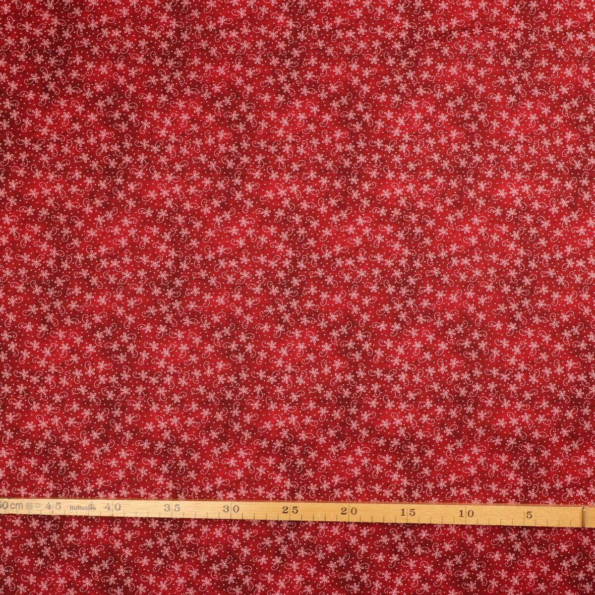 Rødbrune nuancer m. lyserødt - Patchwork - Billede 3