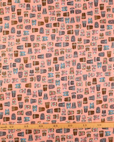 Alternative view of Fingerbøl på lyserød - Patchwork