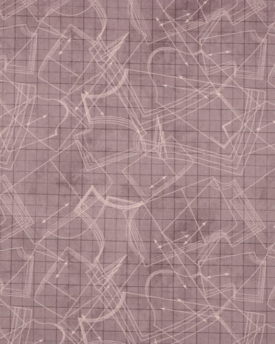 Sewing Stuff, snitmønster på grå bundfarve - Patchwork