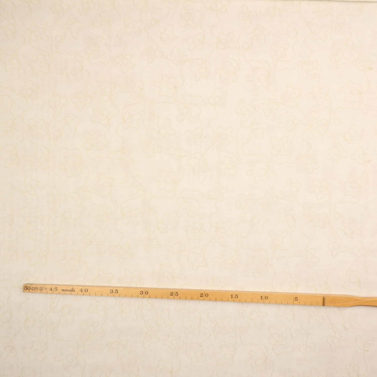 Offwhite med broderet snirkler - Billede 3