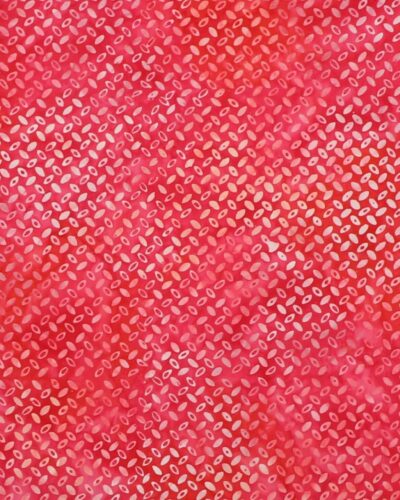 Lys rød m. lyst mønster - Bali