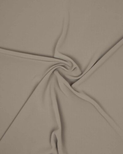 Brungrøn - Chiffon m. lidt struktur, polyester