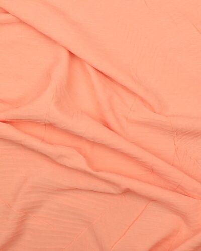 Lys orange - Chiffon m. struktur, polyester