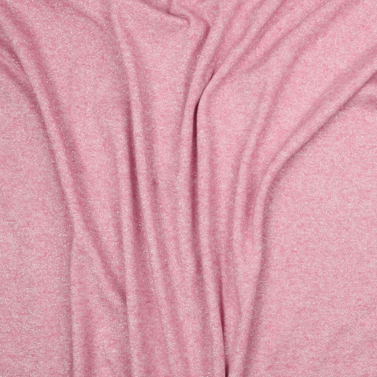 Tynd strik i fuchsia med sølvtråd - Strik Jersey - Billede 2