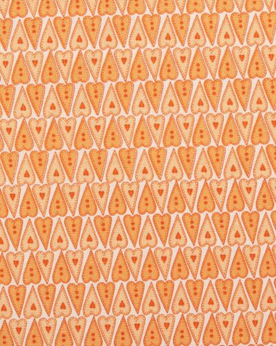 Orange hjerter - Patchwork