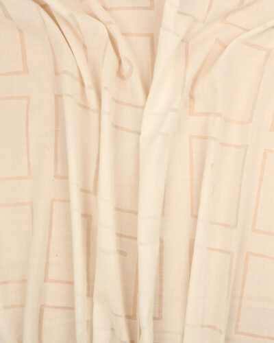 Offwhite m. transparent mønster