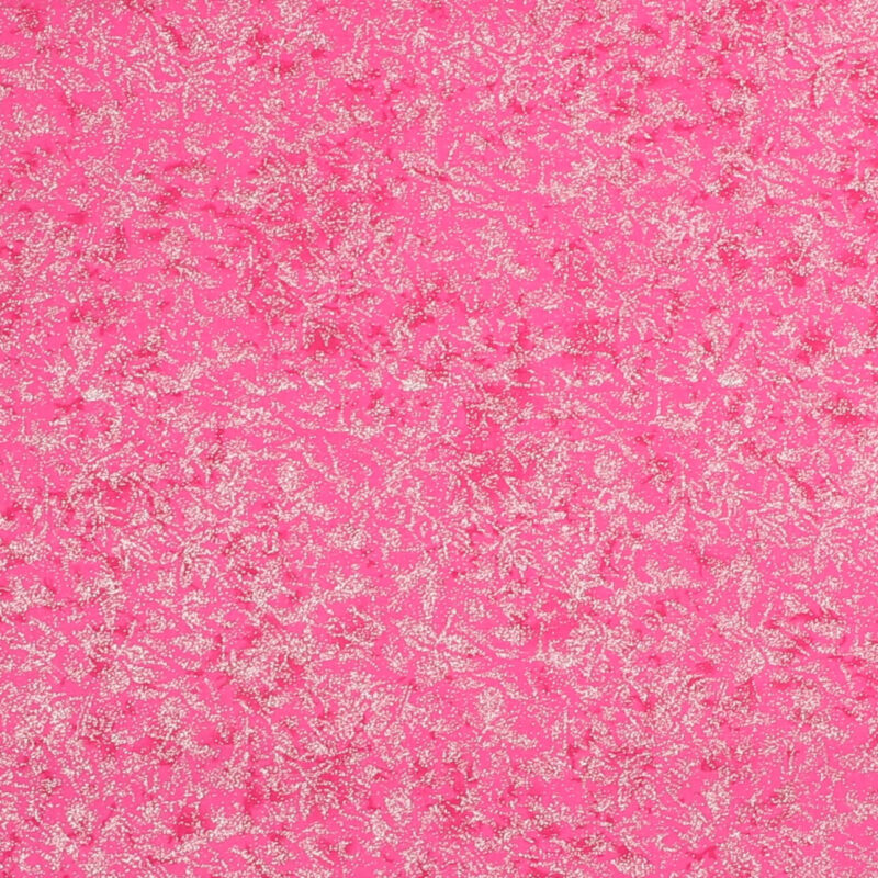 Glimmer, pink med sølv - Patchwork - Info mangler