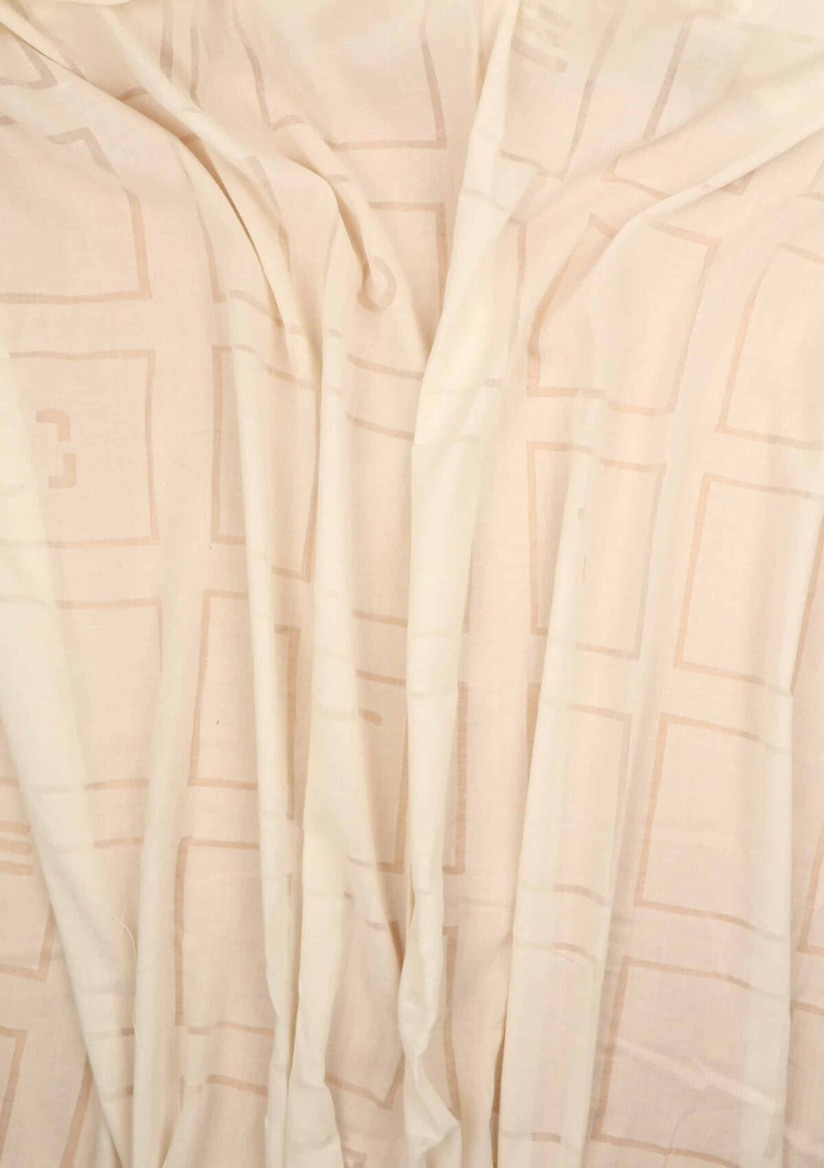 Offwhite m. transparent mønster - Billede 2
