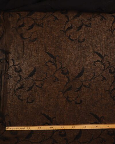 Sort med broderet mønster 7 Sort med broderet mønster