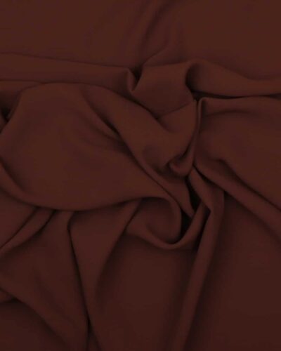 Mørk brun - Chiffon, polyester