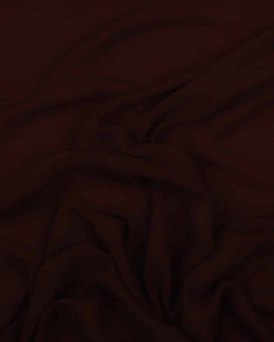 Mørkebrun - Chiffon, polyester/viskose