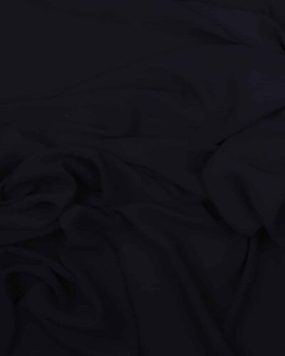 Mørkeblå - Chiffon, polyester