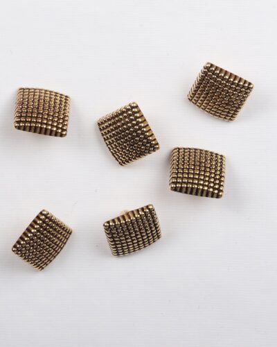 Guldknap, 10x10 mm