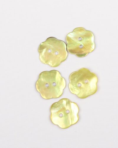 Blomst lime - Perlemor 17 mm