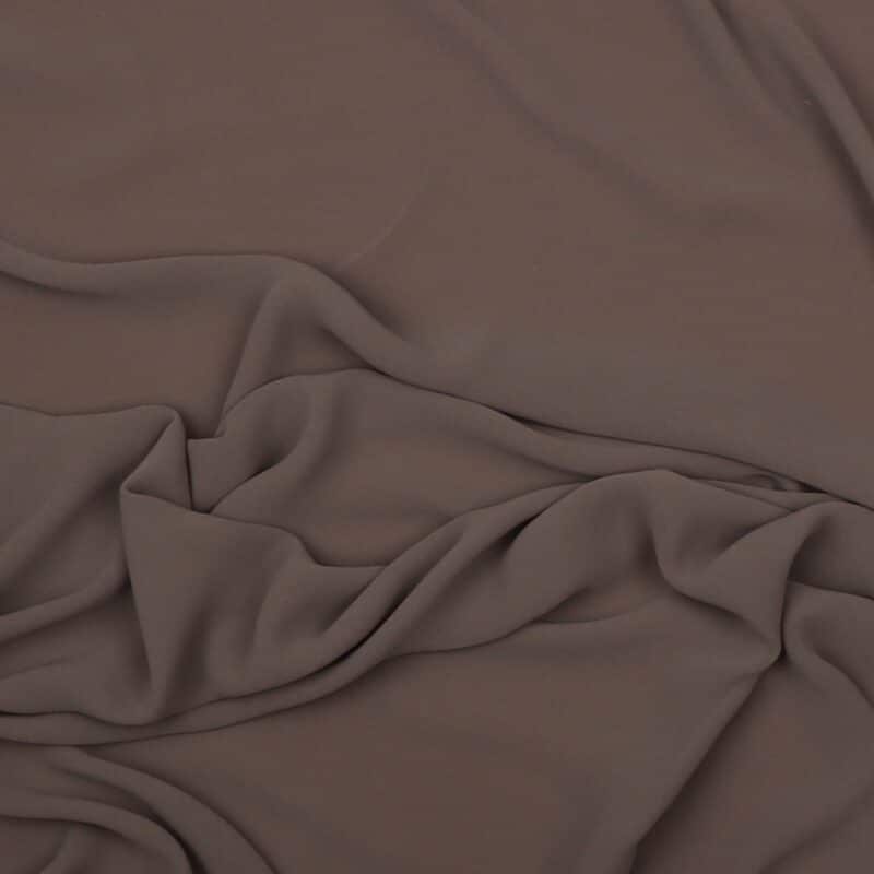 Grå- Chiffon, polyester/viskose - Info mangler