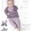 Babysæt med sko, str.0-2 år - Minikrea 11420 - Minikrea