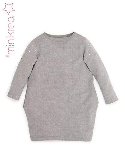 Sweat kjole str. 2-14 år – Minikrea 33040