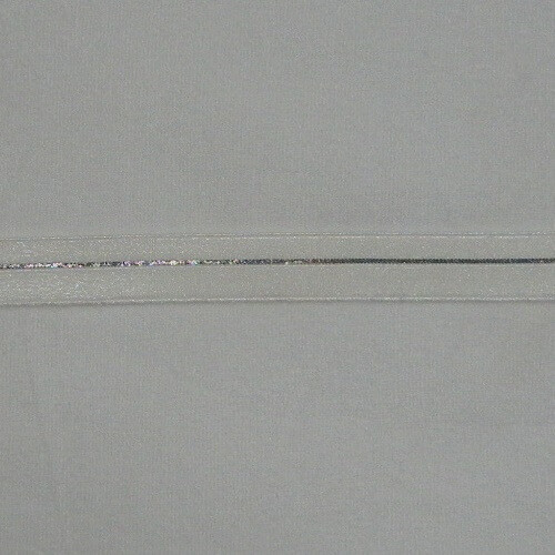 Foldeelastik m. sølv stribe -