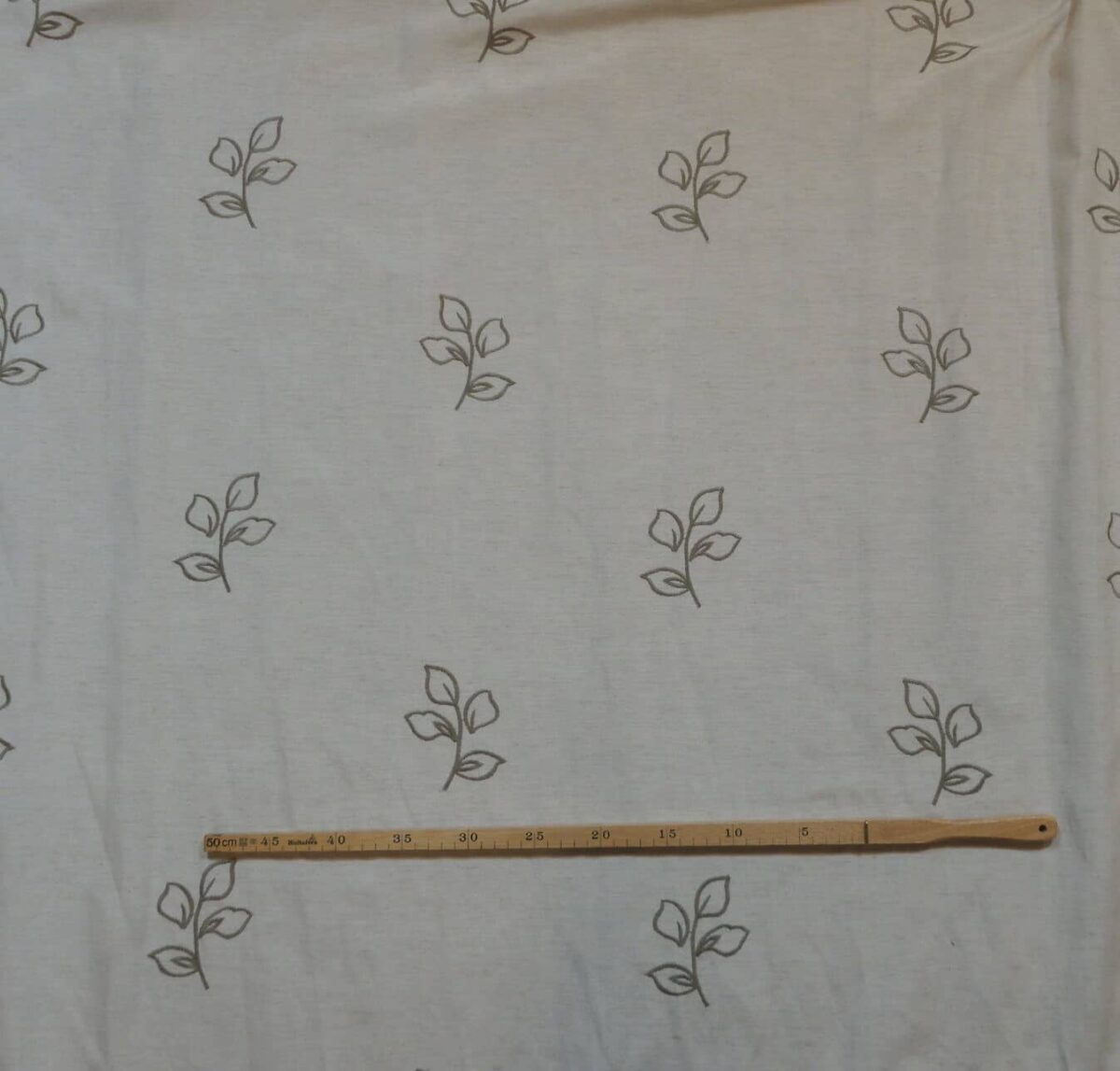 Beige med jægergrøn gren - Image 2