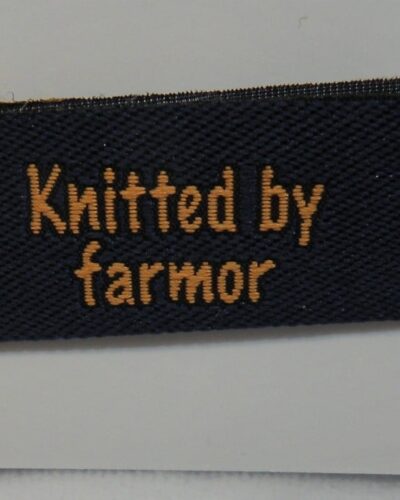 Knitted by farmor