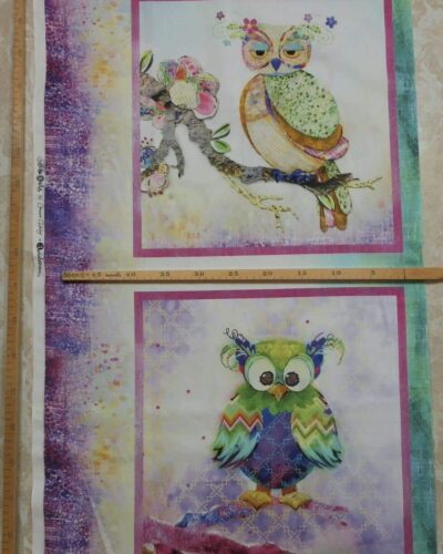 Boho Owls / Rapport med 4 uglemotiver - Patchwork (73) 8 Boho Owls / Rapport med 4 uglemotiver - Patchwork (73)