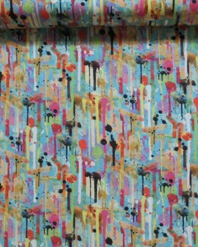 Sassy animals / løbende maling - Patchwork