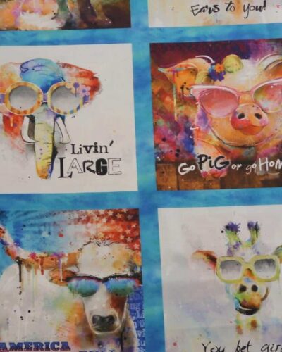Sassy animals / Rapport med 6 motiver - Patchwork (70)