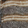 Zebra og brun - Chiffon, polyester - Info mangler