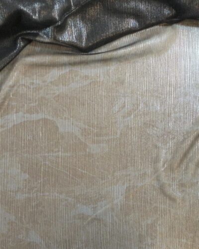 Sort m. sølv- Chiffon, polyester