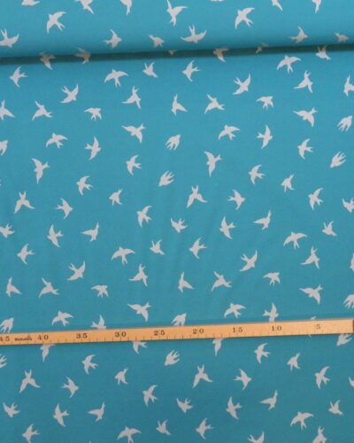 Fugle (refleks) på turkisgrøn - Softshell