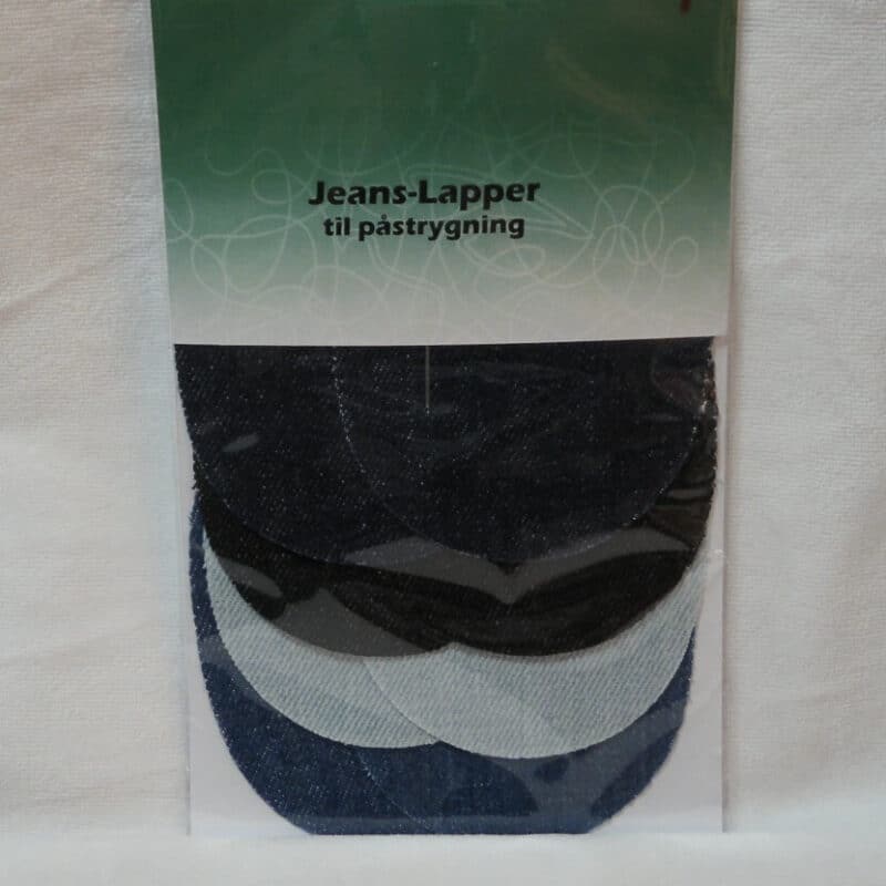 8 Jeans lapper til påstrygning -