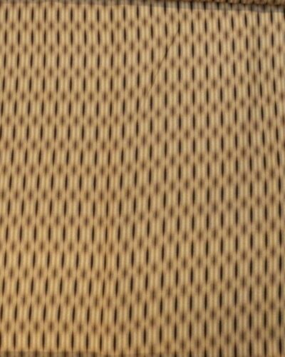 Lys karryfarvet med sort mønster, viscose/polyester