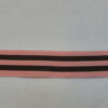 Brun/rosa striber, 25 mm -
