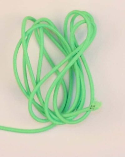 Elastisk anoraksnor/buksesnor 2 mm - Neon grøn